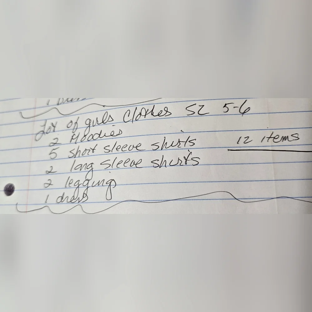 Handwritten Notebook Page - Black Ink Script - Picture 7 of 7